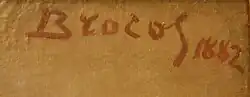 signature de Modesto Brocos