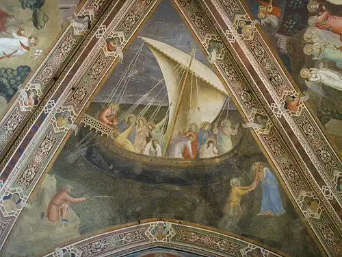 Voile de la Navicella de saint Pierre.