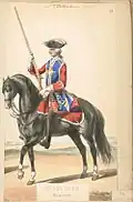 Mousquetaire du roi, 1724
