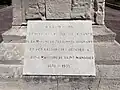 Plaque commémorative