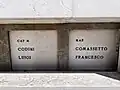 Exemple de 2 tombes italiennes