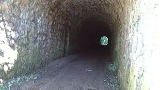 Tunnel de la batterie du Néron.