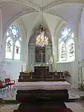 Vue vers l'est.