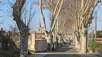 Entrée du village.