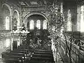 Vue générale de l'intérieur de la synagogue