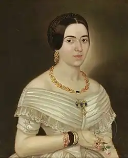 La Femme en blanc, 1851, Galerie de la Matica srpska