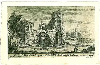La Porte de Paris au XIXe&nbsp;siècle...