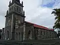 Côté droit de l'église.