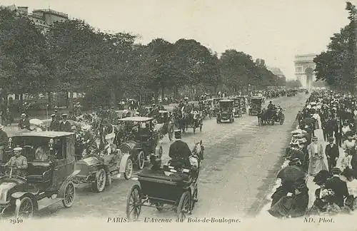 L'avenue vers 1916.
