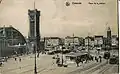L'ancienne gare d'Ostende-Ville, desservie au début du XXe&nbsp;siècle par de nombreux tramways