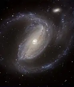 NGC 1097 par l'instrument VIMOS du Très Grand Télescope (VLT) de l'ESO.