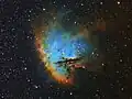 Une autre image de l'astronome amateur Hunter Wilson.