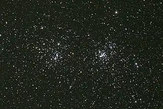 Le Double amas de Persée par un astronome amateur. (Andrew Cooper)