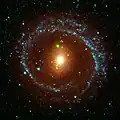NGC 1291 en ultraviolet par le satellite GALEX.