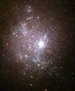 Autre image (détail du centre de la galaxie) réalisée par Hubble.