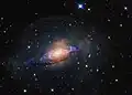 Surnommé The Bubble Galaxy par R. Jay GaBany, l'astrophotographe [NGC 3521- the Bubble galaxy.jpg de cette image].