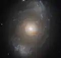 NGC 4151 en lumière visible par le télescope spatial Hubble.