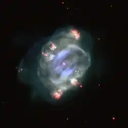 Autre image de NGC 5307 réalisée avec les données captées par le télescope Hubble.