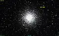 M55 en lumière visible par le relevé DSS.