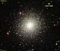 M2 en lumière visible par le relevé SDSS.