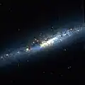 Autre version de NGC 7090 par le télescope spatial Hubble.