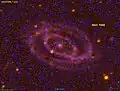 NGC 7098 vue dans le domaine des ultraviolets par GALEX.