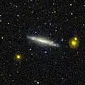 NGC 7462 vue en ultraviolet par le télescope spatial GALEX.