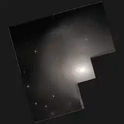 NGC 7727 par le télescope spatial Hubble.