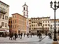 La place et le palais Rusca