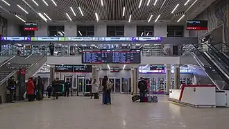 Hall de la gare.