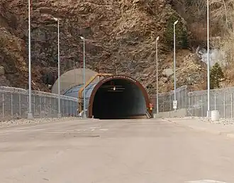 L'entrée nord.