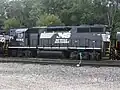 NS #5044 (« nez long ») sur le triage d'Inman. (Ex-Southern)