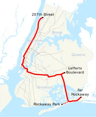 Ligne A du métro de New York