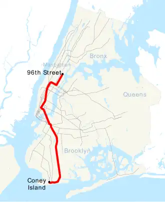 Tracé de la ligne