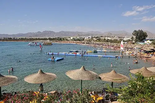 La plage de Naama Bay.