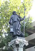 Sculpture de la fontaine du veilleur à Stuttgart