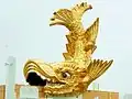 Kinshachi (金鯱) sur le château de Nagoya, région du Chūbu (Japon).