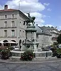 Appareillage des pavés en écailles.