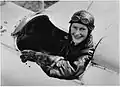 Nancy Bird à l'école de pilotage de Kingsford