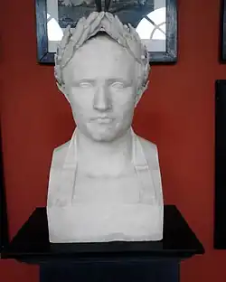 Buste de Napoléon Ier exposé à la Villa Melzi du Bellagio, Italie.