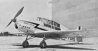 Vue de l'avion.