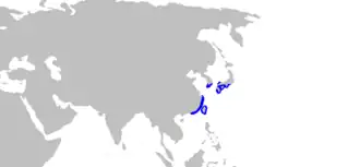 Description de l'image Narke_japonica_rangemap.png.