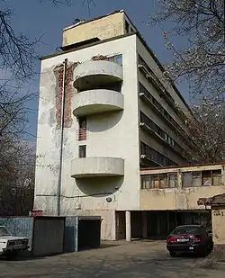 Bâtiment Narkomfin (Moisei Ginzbourg, 1930).