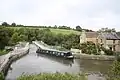 Traversée du pont-canal d'Avoncliff