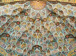 Plafond de l'une des voûtes.