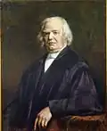 Portrait d'August Friedrich Pott, vers 1902 (Université Martin-Luther de Halle-Wittemberg)