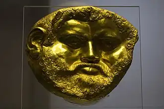Masque d'un souverain thrace, peut-être Térès Ier.