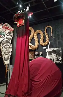 Ushi-oni (char du festival d'Uwajima) au National Museum of Ethnology d'Osaka