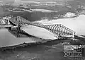 Vue aérienne du pont vers 1930.