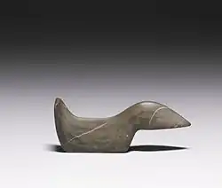 Statuette d'oiseau.